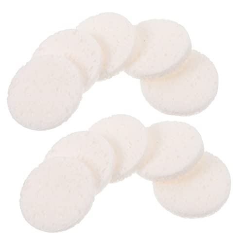 PACKOVE 40Pcs Rounded Makeup Comfortable Face Cleaning Applicators for Foundation Concealer and and Fluffy Cosmetics Sponges for Daily Use