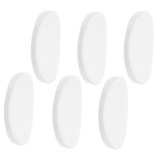 HOLIDYOYO 6pc Porcelain Chopstick Holder Stand Silverware Rest Portable Chopsticks Rest for Table Holder Storage White