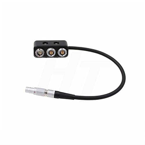 Cable divisor HangTon 0B 3 pines macho con salidas 0B 2 pines y Fischer RS hembra