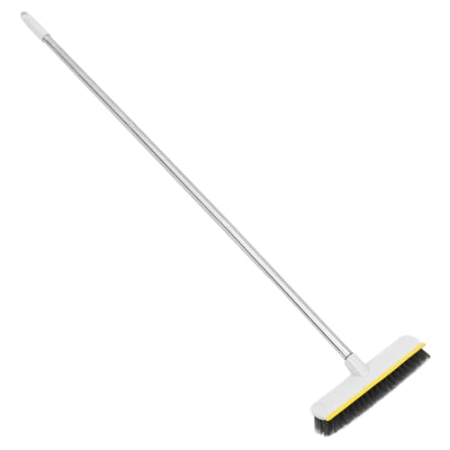 COSMEVIVI Broom Stick Long Handle Broom for Indoor Outdoor Cleaning Stiff Bristle Scrubbing Brush