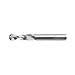 Walter Tools A1163-4.3 4.3 mm Solid Carbide Twist Drill, 16 mm Length of Cut, 12.9 mm Maximum Cut Depth, 24 mm Extension Length, 58 mm Overall Length