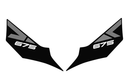 �ɓK������CFMOTO 675 SR S�p �o�C�N�p�^���N�p�b�h ���h�~ �f�J�[�� �X�e�b�J�[ �T�C�h�g���N�V�����p�b�h �v���e�N�^�[�X�e�b�J�[(Style2)