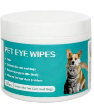 Hypoallergenic Pet Eye Cleaning Wipes to Remove Tear Stains,Crust & Discharge - Perfect for Pets Daily Care - Helps with Itching an Dryness - Pre-Soaked Soft Non-Woven Wipes Pet Eye Wipes 100 pcs/pack - Image 7