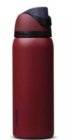 Owala 32oz FreeSip Water Bottle, Color - Burgundy Bay
