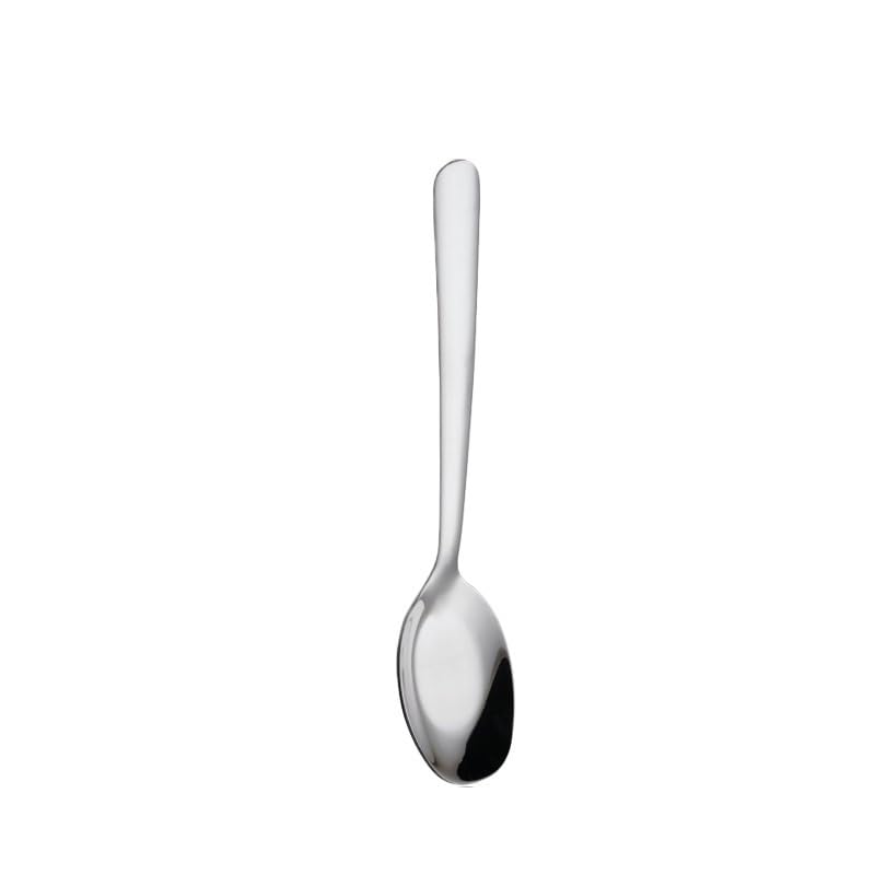 ONUIFIKE Silverware Set, 1/4/6/8/10/12 Pieces Long-handled 304 Stainless Steel Spoons, Thickened Flat-bottomed Spoons, Creative Household Spoons, Rice Spoons, Soup Spoons, Home Cutlery Flatware Set(4