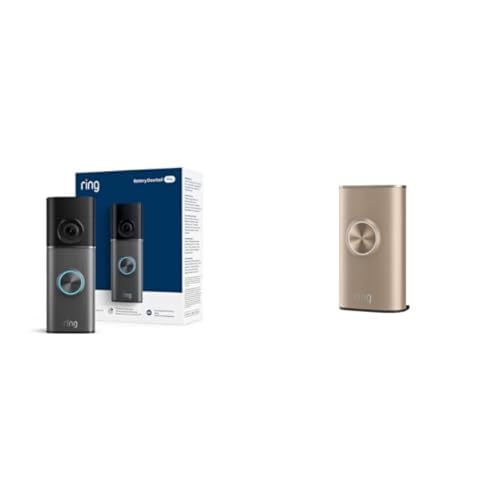 Image of Ring Battery Doorbell Pro (newest model) - Retinal 4K with wide-angle video, up to 10x Enhanced Zoom, and Quick Release Ultra Battery Pack, Polished Sandstone