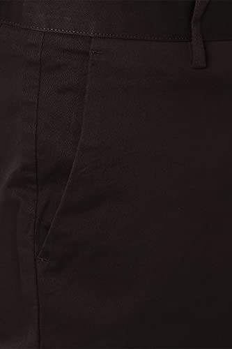 Image of Peter England Men's Mid Rise Slim Fit Formal Trousers