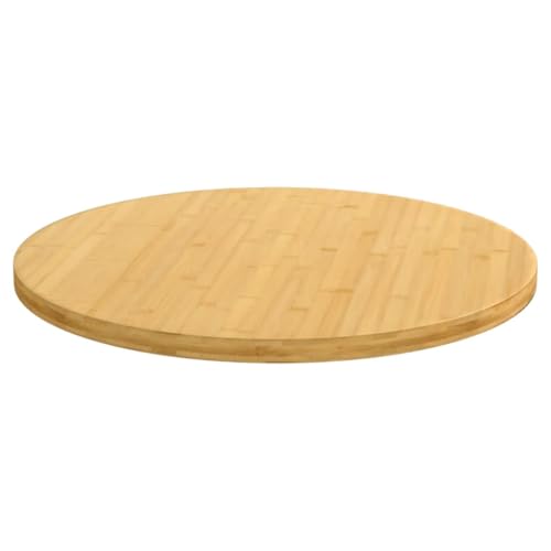 Image of Bamboo Desk Table Top, Universal Solid One-Piece Table Top Suitable for Coffee Tables, Side Tables, Bar Tables, Telephone Tables, Console Tables, O27.6 inchx1 inch,-345
