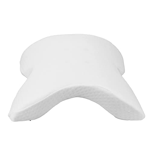 Kosdfoge Arm Pillow Slow Rebound Pressure Memory Foam Arched U Shape White Cuddle Pillow, Fabric Anti-Hand Numb Snore Neck-Protection Couple Sleep Pillow, For Travel Sleeping 11.2 X 14.4In #TOP1