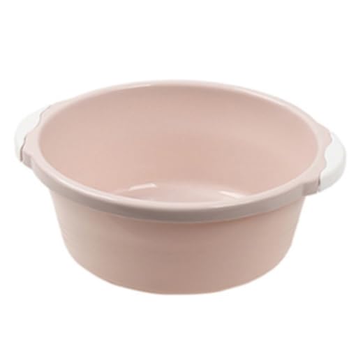 Tina de baño para pies de plástico color rosa miniatura 1