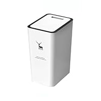 Amazon｜DB3NK ゴミ箱 密閉 15L ホワイト ｜ ごみ箱 白 大容量 大きい