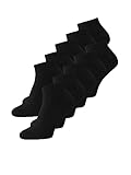 Rippbündchen JACK & JONES Herren JACDONGO SOCKS 10 PACK NOOS 12172337, Black/Black - Black - Black -, ONE SIZE