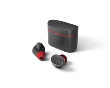 PHILIPS TAA5508BK/00 Cuffie True Wireless, Auricolari con Audio Naturale, Cancellazione del Rumore Pro, Fino a 28 Ore di Riproduzione, Bluetooth, Microfono, Cavo USB-C, IPX5, Nero