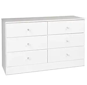 CASPIAN Furniture Chest of Drawers || Living Room || Bedroom || Office || Size in Inches (48x30x16) (White)