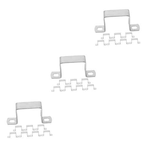 Clips cintres de support des tuyaux carrés et agrafe ajustable Operitacx - 2