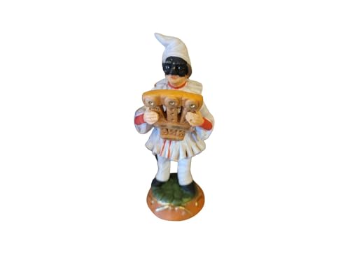 Figura de pollita triccheballacc Familia de los 12 cm aprox. terracota con diferentes posiciones y objetos de maestros artesanos san gregorio armenio tor belén San G. ARMENO recibe un llavero de