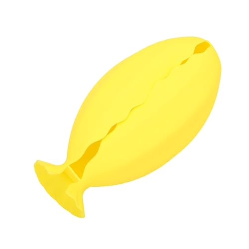 Fdit Presse-agrumes Portatif, Outil de Compression de Fruits, Presse-citron Manuel en Silicone Jaune Vif avec Poignée Souple pour un Usage Quotidien en Cuisine