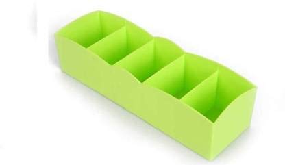 Eopzo4 Piece Multipurpose Storage Drawer Socks Undergarments Organizer, Plastic, Multicolor