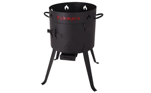 Uchag for Kazan The Uchag stove for cooking in Kazan. Safe and efficient outdoor stove. Uniform heat distribution. Ideal for camping Portable Outdoor Camping Stove (15.8-qt (15 L))