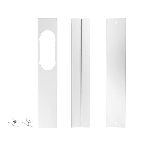 Kit De Ventilación De Ventana De CA – Kit De Sellado De Ventana De Aire Acondicionado Portátil, Kit De Ventana De Aire Acondicionado, Kit De Ventana Corrediza Horizontal, Placa De Marco De Ventana Int