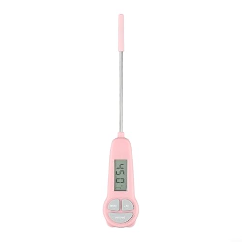 Thermomètre alimentaire numérique pour la cuisine, lecture de barbecue, thermomètre à viande et bonbons avec fournitures de cuisine, matériau ABS de qualité alimentaire, design compact pour griller et