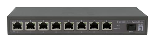 Levelone Switch Poe 2.5G 8 Porte RJ45 Non Gestito Nero - 2