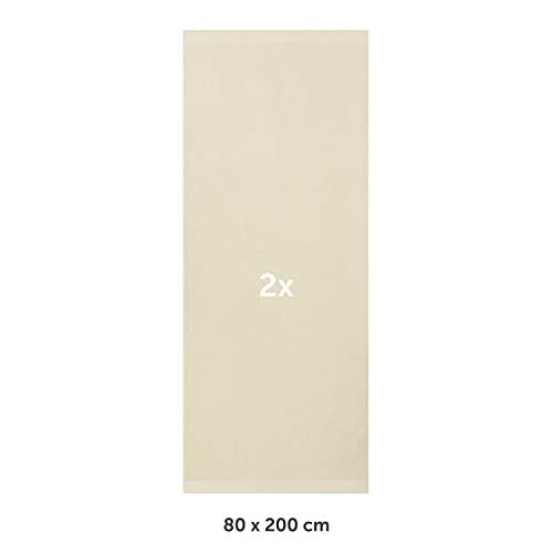 Blumtal Premium Frottier Handtücher Set 2 teilig 100% Baumwolle - Oeko-TEX zertifiziertes Towel 2X (50x100 cm) - Ultra saugstarkes Frottier… – Ansicht 2