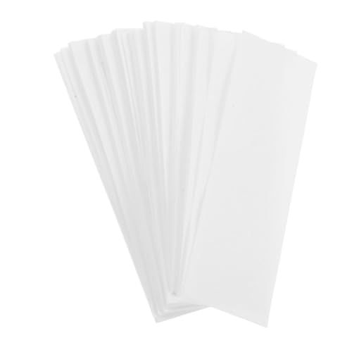 iplusmile 100pcs Laboratory Filter Paper Papers Filters for Chemistry and Biology Experiments Strip for Microscope Cleaning and Removal