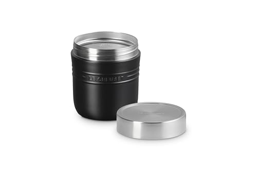 Image of Le Creuset Stainless Steel On The Go Food Jar, 16 oz., Licorice