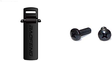 Walkie Talkie Replacement Belt Clip with Screws Baofeng UV-5R Series Compatible