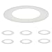 6 Pack White Goof Trim Ring for 4