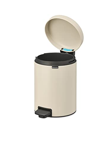 Caneca de basura Brabantia New Icon Step 1.3 gal Beige miniatura 3