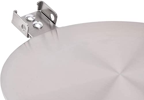 CozyKit Heat Diffuser Stainless Steel Induction Adapter Plate Coffee Milk Cookware Induction Hob Heat Cooking Diffuser for Electric Stove 7.5inch