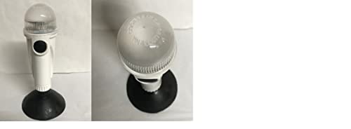 mgverkauf LED Navigationslicht weiß mit Saugfuß Rundumlicht Positionslicht Ankerlicht Rundumlaterne Cover