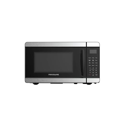 FRIGIDAIRE EMW727 0.7 Cubic Foot Microwave, Stainless Steel
