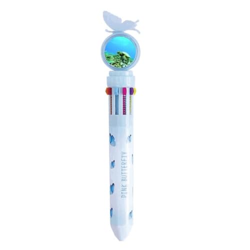 Stylo rétractable multicolore océan idéal pour illuminer vos cours de sciences