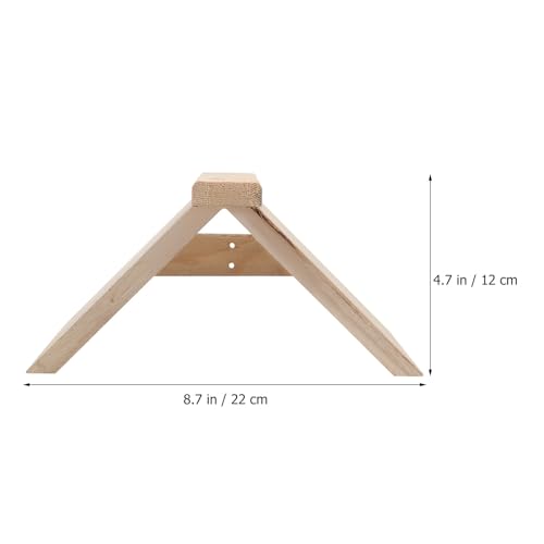 VANZACK 2 peças de suporte de descanso de pombos, animais de estimação, suporte para brincar de páss