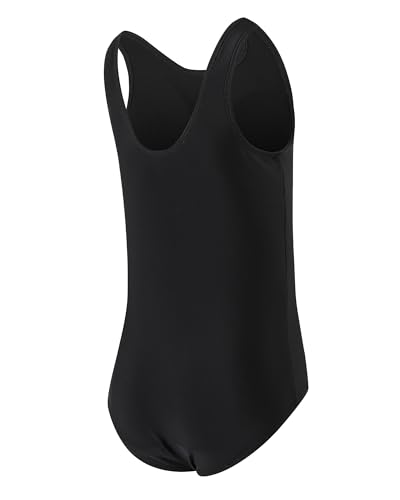 Girls Swimsuits for Girl One Piece Swimsuit Solid Color Girls' Swimwear Cute Kids Bathing Suit Quick Dry 6-14Y Yizuoding0052