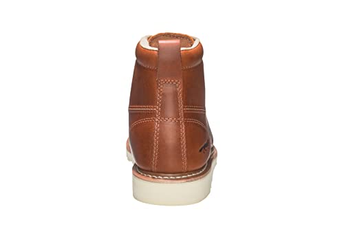 Image of Golden Fox Work Boots 6 inch Men's Moc Toe Wedge Comfortable Boot for Construction