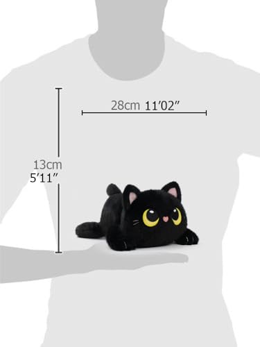 Barrado - Peluche Chat Noir Couché - Mushy Friends - 28 cm - 16002966 (Chat) – vue 4