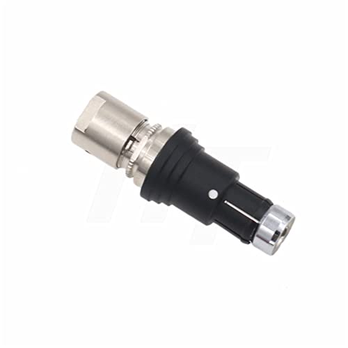 Conector corto negro de 4 pines HangTon SS 102A 053 macho de soldadura de latón AWG 22
