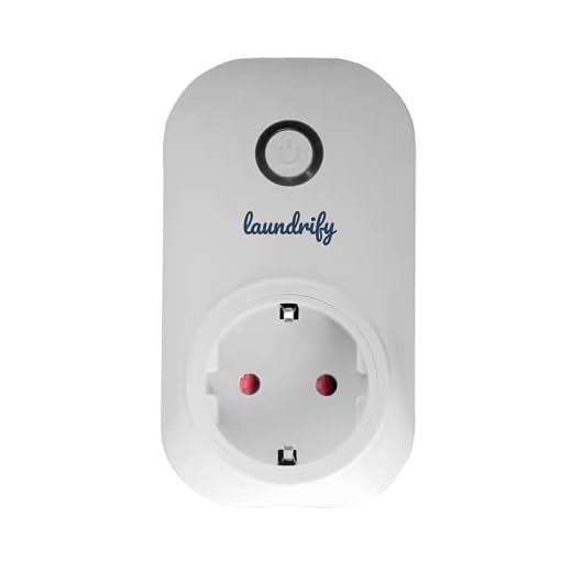 laundrify WLAN-Adapter/Steckdose (16A) für Waschmaschine und Trockner