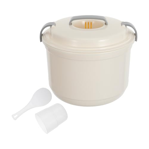 LEDMOMO ��e��2900ml�̑ϔMPP�����ѓ�d�q�����W�������Ă��g����x�[�W���F�̐��ъ� �p�X�^�����ɍœK�����t���􂢂₷����������v�ʃJ�b�v�t�� ��Ƒ���H�������ɕ֗�