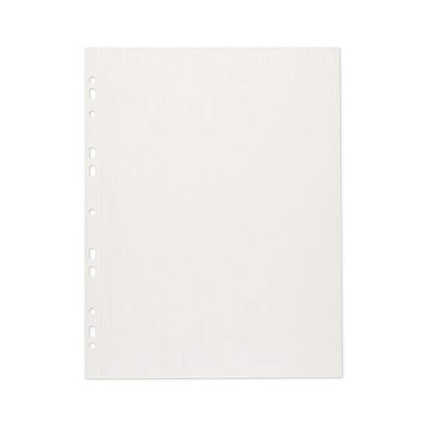 mashpaper Fotokarton Fotoblätter 100 Blatt weiß mit Pergamin 230x297mm 65000420 – Bild 8
