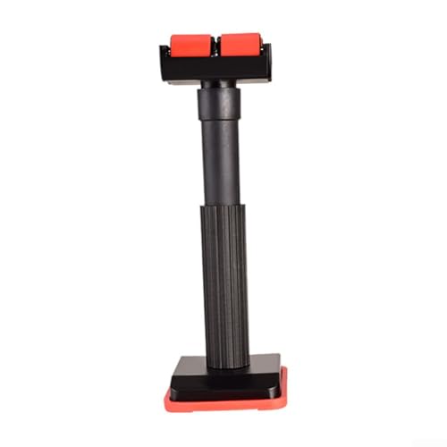 Asta di supporto per mobile bagno regolabile con rulli, struttura in nylon, altezza telescopica 19 46 cm per installazione cucina e bagno