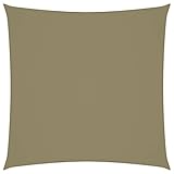 toldo vela triangular 6x6x6 colour_text,size_text vidaXL Toldo Parasol Lona Protector Solar Sombra de Patio Jardín Terraza Balcón Parque Infantil Exterior de Vela Cuadrado de Tela Oxford Beige 6x6 m
