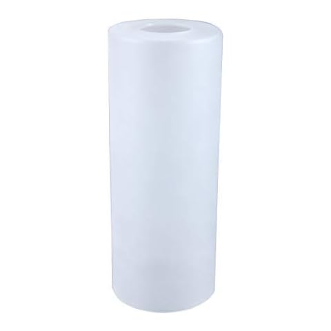 GoLucky Clear Cylinder Frosted Glass Shade Accessory Glass Lamp Fixture Shade Replacement Glass Pieces with 1-5/8 Inch Fitter 4"(D)5.5"(H) Multiple Specifications Cover