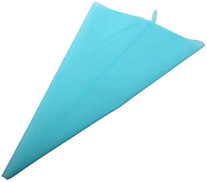 Shoppers Hub PNQ Set of 3 Pieces Food Grade Hygienic Silicone Piping Bag for Ideal Use in Home Baking, Bakeries, Pastry Shops, Cafes, Hotels and Restaurants (Large Size - 40cm)
