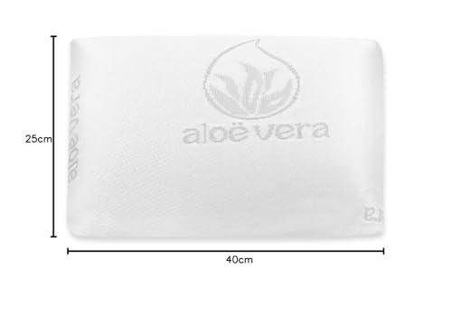 Variante de Aitsse almohada viscoelástica Visco Viaje - funda Aloe Vera