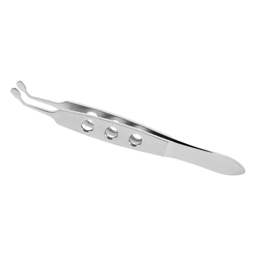 FESTFENDS Exprimidor Acero de Glándulas para Masaje para y Meibomio de Cuidado Inoxidable Punta Lisa en Uso Profesional y Doméstico